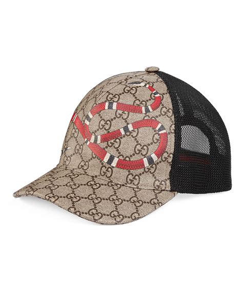 Gucci snake print hat